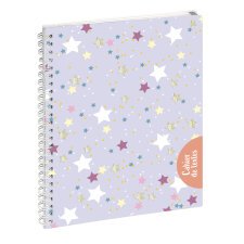 Cahier de textes Elsa Etoiles 17 x 22 cm - Visuel