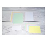 Fiches bristol, A7, uni, blanc