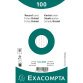 Pk 100 Exa Rec Cards 12.5x20cm Lined Wht - White