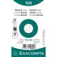 "Exacompta Record Cards 75x125, Lined" - White