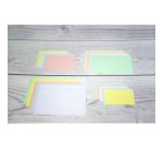 Fiches bristol, A5, ligné, blanc