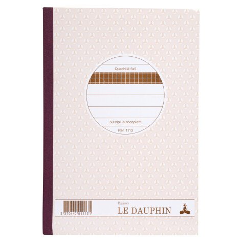 Le Dauphin Business Book Squared, Triplicate, 210x148 - Oat