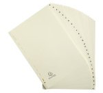 Intercalaire A4 carte lustrée Exacompta 26 onglets alphabétiques ivoire - 1 jeu
