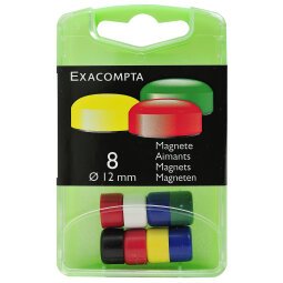 Box of 8 magnets F12 - 12mm width