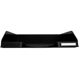 Exacompta EcoBlack COMBO Recycled A4 Letter Tray - Black