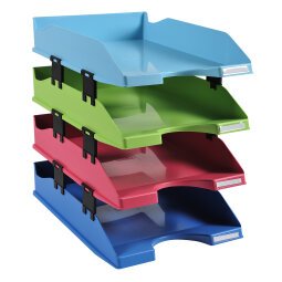 1928 by Exacompta Climate Neutral Letter Tray Set - Assorted colours