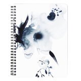 Inkebana, Carnet reliure intégrale A5 14,8x21 cm, 120 pages, ligné, 3 intercalaires avec 6 poches, ass. - Multicolore