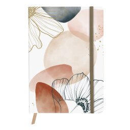 Evanescence, Day-to-Day journal A5 14,8x21 cm, 192 pages, dot, pochette à soufflet au dos, marque-page, fermeture élastique, ass. - Multicolore