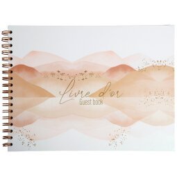 Evanescence, Livre d'Or reliure intégrale 32x24 cm, 40 feuilles de papier dessin blanc multitechniques 180g - Multicolore