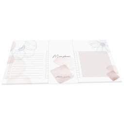 Evanescence, Mini planner 24x12 cm, 50 feuillets imprimés détachables - Multicolore