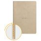 Rhodiarama piqûre textile A5 64p dot papier ivoire 90g - Beige