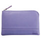 Rhodiarama pochette zippée en simili cuir - taille S (11x17 cm) - Iris