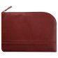 Rhodiarama pochette zippée en simili cuir - taille M (16x22 cm) - Lie de vin