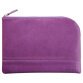 Rhodiarama pochette zippée en simili cuir - taille M (16x22 cm) - Violet