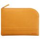 Rhodiarama pochette zippée en simili cuir - taille M (16x22 cm) - Orange