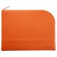 Rhodiarama pochette zippée en simili cuir - taille L (21x28 cm) - Tangerine