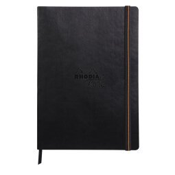 Rhodia Touch - Bristol Book - brochure souple A4 portrait 64p uni papier Bristol 205g - Noir