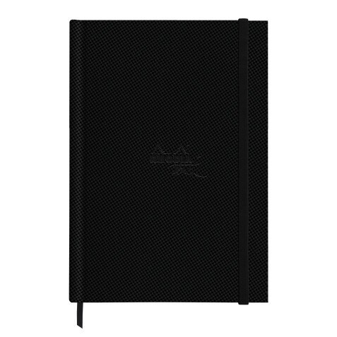 Rhodia Touch Watercolor Book, papier grain fin 100% coton 300g - A4 portrait, 40 pages - Noir