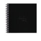 Rhodia Touch Watercolor Book, papier grain fin 100% coton 300g - 15x15 cm, 40 pages - Noir