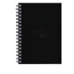 Rhodia Touch Watercolor Book, papier 100% coton grain satiné 300g - A5 portrait, 40 pages - Noir