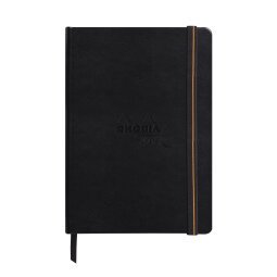 Rhodia Touch Mixed Media Book, papier Paint'On extra-blanc 250g - A5 portrait, 40 pages - Noir