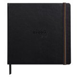 Rhodia Touch Mixed Media Book, papier Paint'On extra-blanc 250g - 15x15 cm, 40 pages - Noir