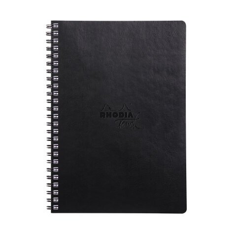 Rhodia Touch Mixed Media Book, papier Paint'On extra-blanc 250g - A4 portrait, 64 pages - Noir