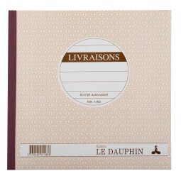 Le Dauphin Book for Deliveries 50 Triplicate, 210x210 - Oat