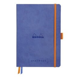 Rhodiarama Goalbook souple A5 240 pages dot papier blanc 90g - Saphir