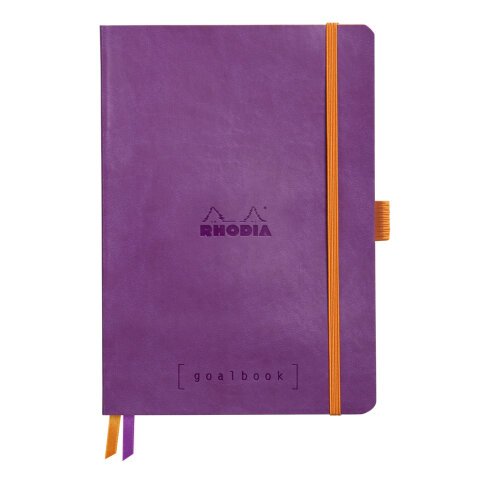 Rhodiarama Goalbook souple A5 240 pages dot papier blanc 90g - Violet