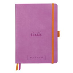 Rhodiarama Goalbook souple A5 240 pages dot papier blanc 90g - Lilas