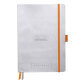 Rhodiarama Goalbook souple A5 240 pages dot papier ivoire 90g - Argent