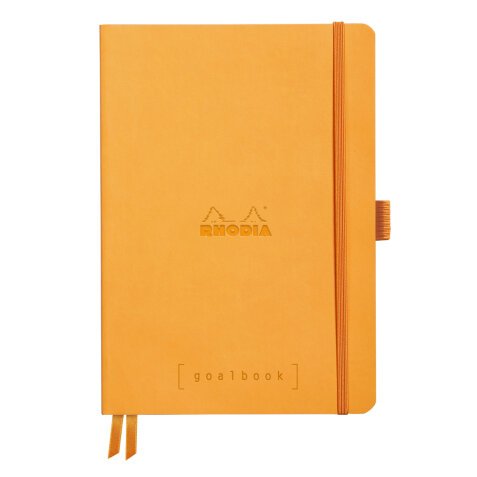 Rhodiarama Goalbook souple A5 240 pages dot papier ivoire 90g - Orange