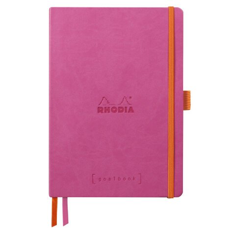 Rhodiarama Goalbook souple A5 240 pages dot papier ivoire 90g - Fuchsia