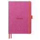 Rhodiarama Goalbook souple A5 240 pages dot papier ivoire 90g - Fuchsia