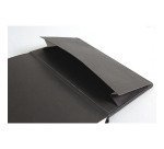 Carnet Webnotebook Rhodiarama noir 14,8 x 21 cm fermeture élastique ligné -192 pages