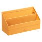 Rhodiarama porte-courrier simili cuir italien 25x10x14 cm - Orange