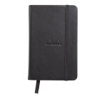 Webnotebook - Líneas horizontales - 9,5x14,6x1,8cm - Rhodiarama - Negro