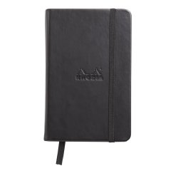 Rhodia Webnotebook A6 96 Blatt liniert 90g - Schwarz
