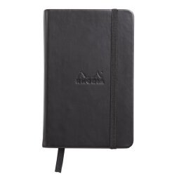 Rhodia Webnotebook A6 96 Blatt liniert 90g - Schwarz