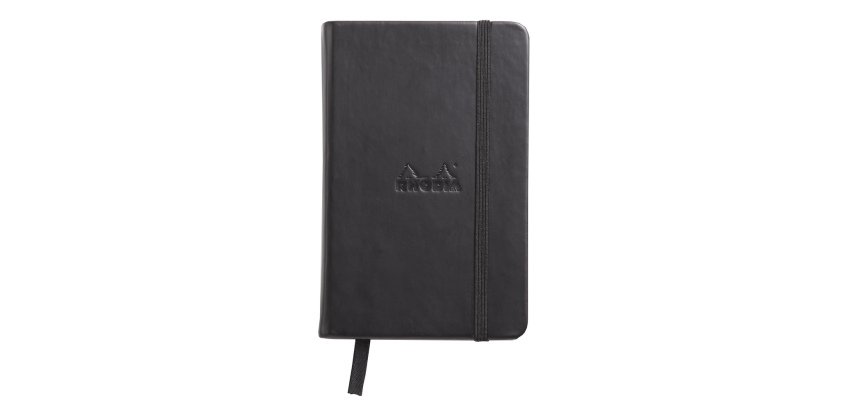 Rhodia Webnotebook A6 96 Blatt liniert 90g - Schwarz