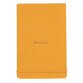 Rhodiarama Webnotepad rembordé rigide A5 192 pages ligné microperforé papier ivoire 90g fermeture élastique - Orange