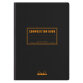 Rhodia Classic Composition book A5 petits carreaux 5x5 160 pages 80g non microperforé - Noir