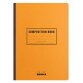 Rhodia Classic Composition book A5 ligné+M 7 mm 160 pages 80g non microperforé - Orange