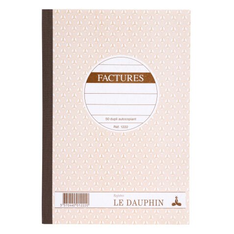 Le Dauphin Invoice Duplicate Book 210x148 - Oat