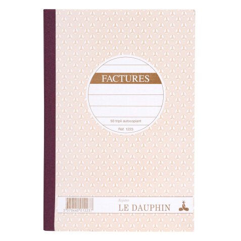 Le Dauphin Invoice Triplicate Book 210x148 - Oat