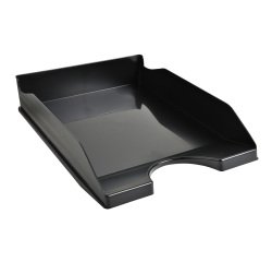 Corbeille à courrier Ecotray Ecoblack noir