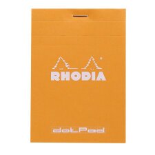 Bloc agrafé dotPad N°12 8,5x12 cm 80 feuilles DOT 80 g. - Orange