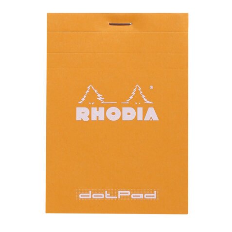 Bloc agrafé dotPad N°12 8,5x12 cm 80 feuilles DOT 80 g. - Orange