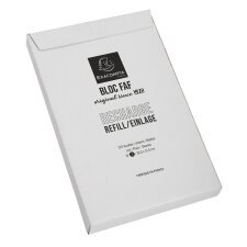 Desk Pad Refill 18,5x11,5cm 170sh Plain - White